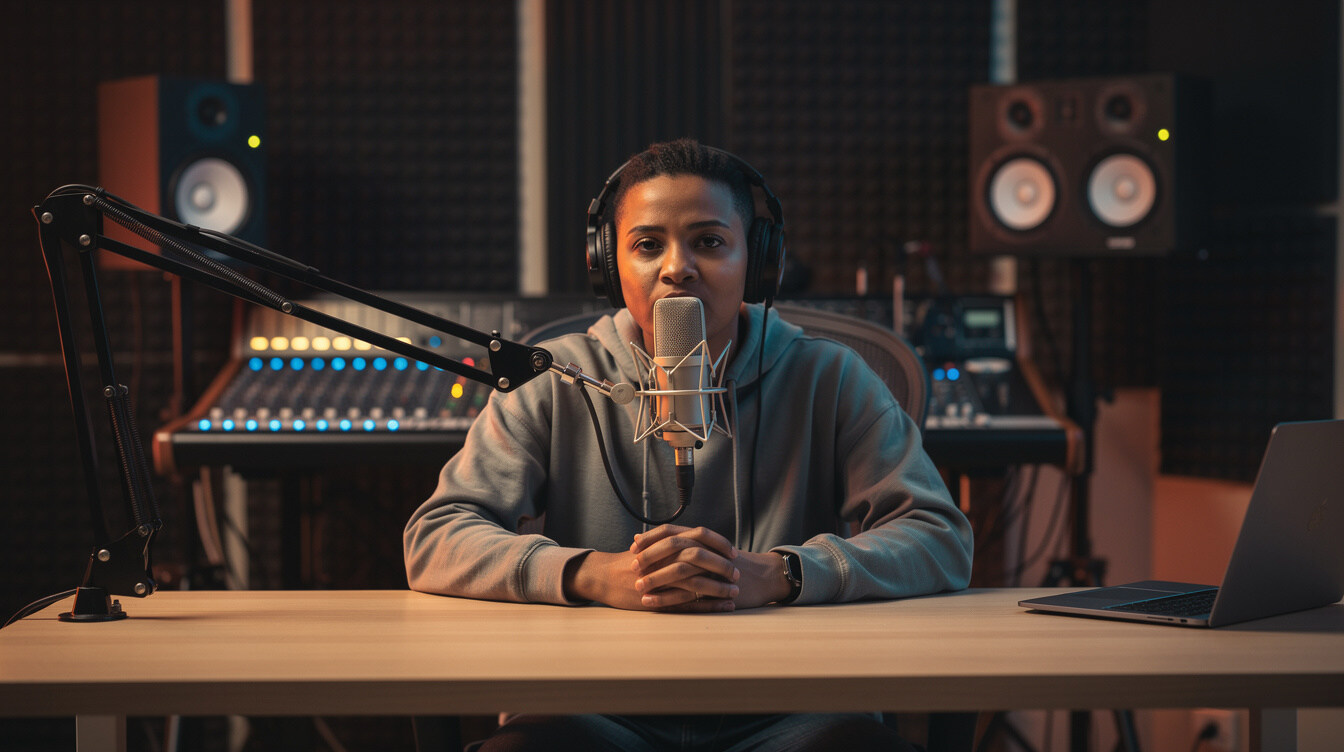 podcast recording studio