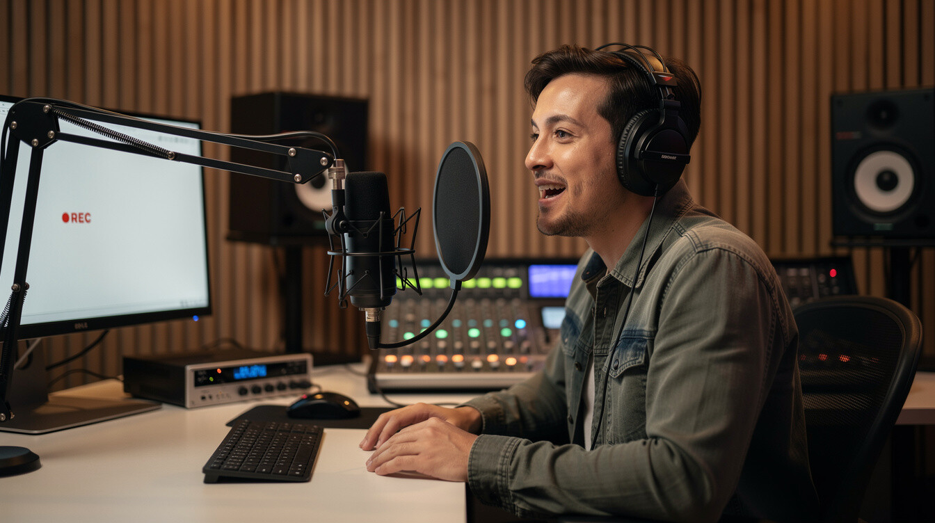 podcast recording studio